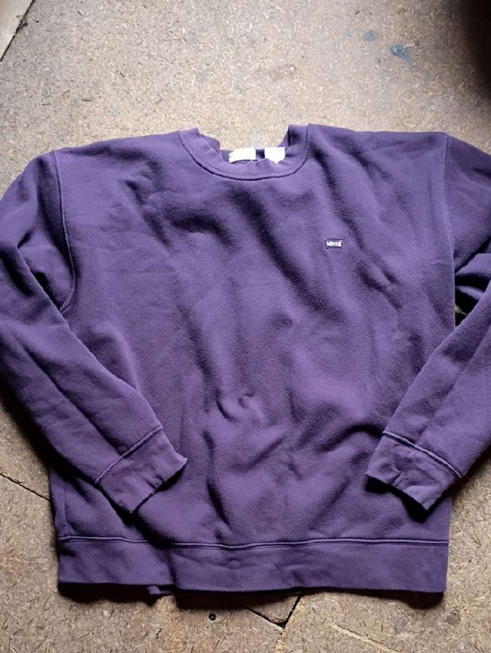 Levi's Women Deep Purple Crewneck Sweatshirt